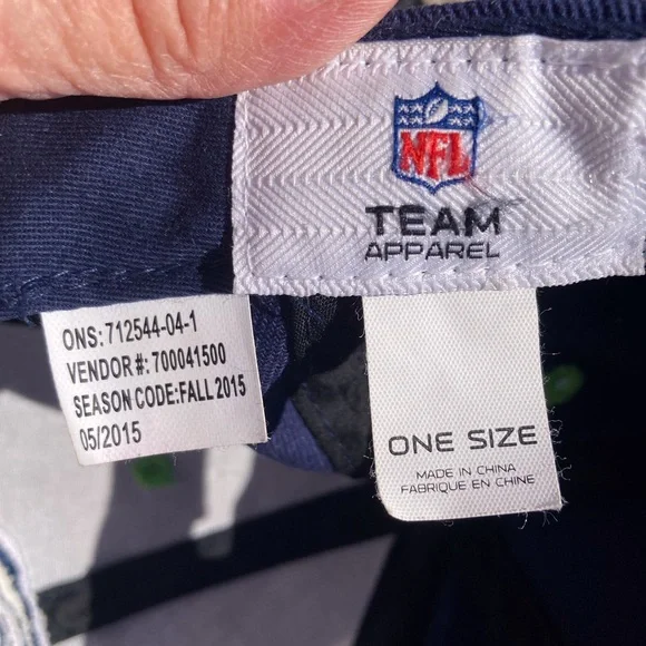 NFL Team Seattle Seahawks Cap 2015 unused NFL adult adjustable vintage - Picture 7 of 14